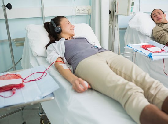 University blood donation drive